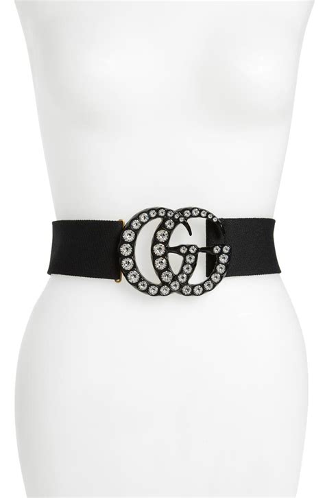 gucci gucci gg marmont belt with crystals|gucci marmont belt shiny buckle.